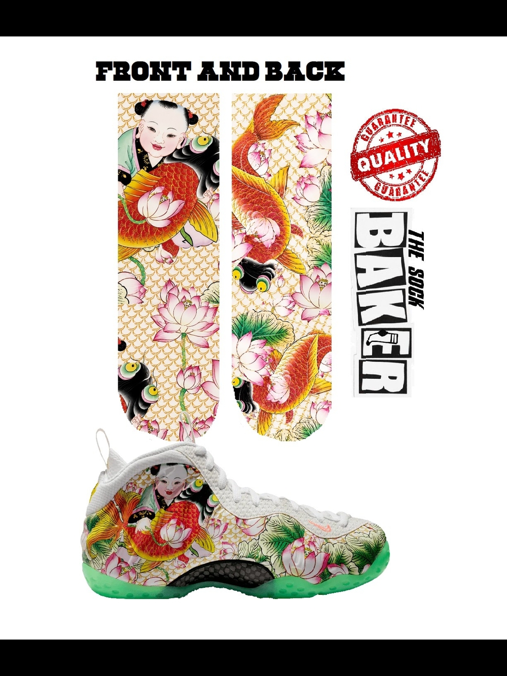 TIANJIN FOAMS SOCKS TO MATCH